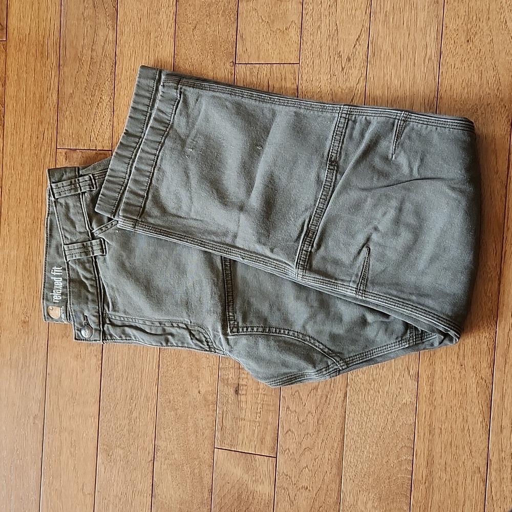 Mens Carhartt canvas pants.